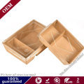 Biodegradable Kraft Food Paper Packaging Lunch Box